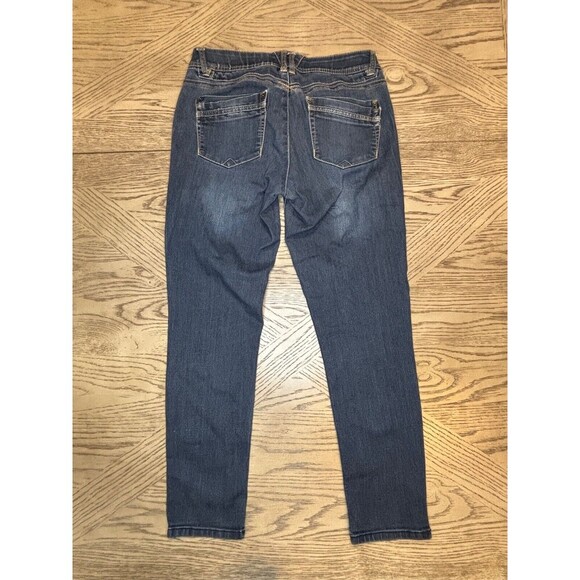 Democracy Ab Solution Mid Rise Skinny Stretch Indigo Blue Jeans Women’s Size 6 - Picture 2 of 7